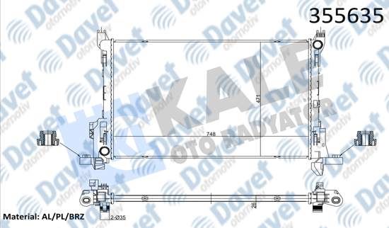 MGA-80743 Su Radyatoru Brazing Sik Fin Klimali (Renault  Trafic Iii  1.6dci 14- Opel  Vivaro B  1.6 Cdti 14-)